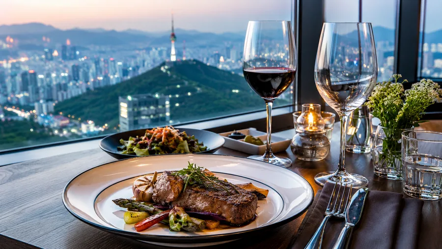 Cenare nei ristoranti della N Seoul Tower