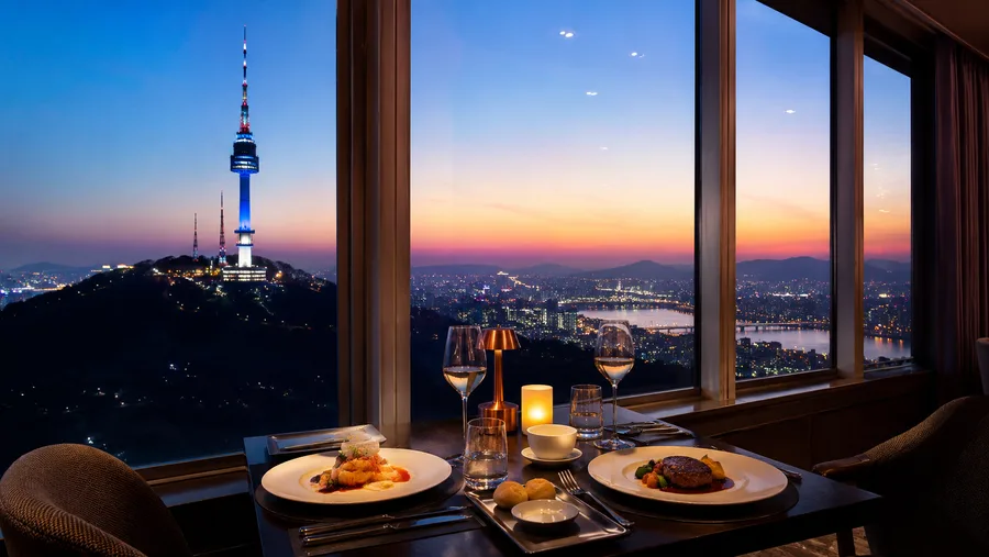 Cenare nei ristoranti della N Seoul Tower