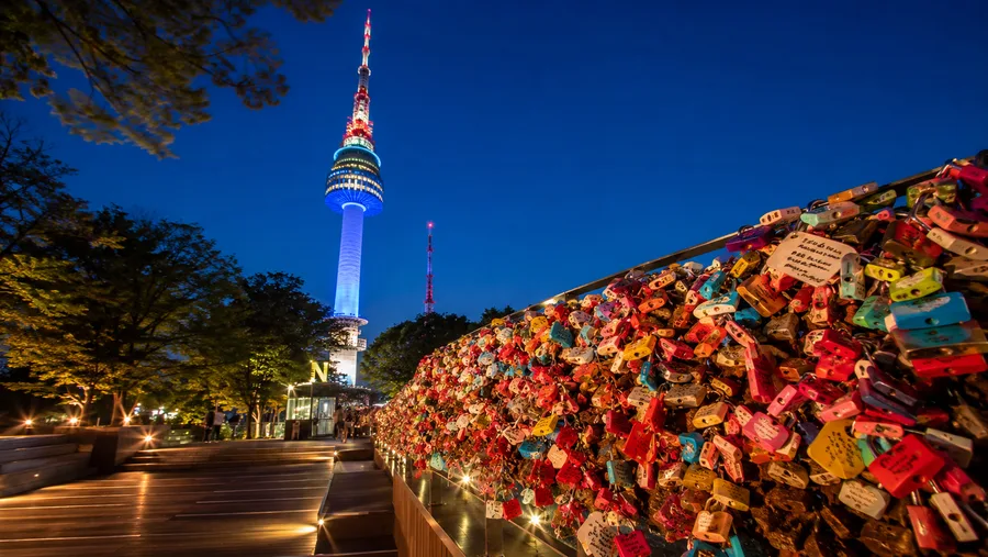 N Seoul Tower Love Locks